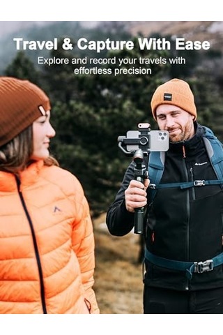 İsteady M6 Kit Akıllı Telefon Görüntü Sabitleyici Gimbal Siyah