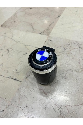 Bmw Mavi Beyaz Tip Logolu Işıklı Siyah Küllük Üstten Bastırmalı 0
