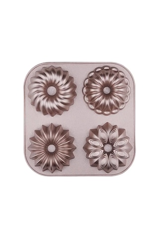 Korkmaz Pasty 4lü Muffin Kalıbı A5617-4 Bej