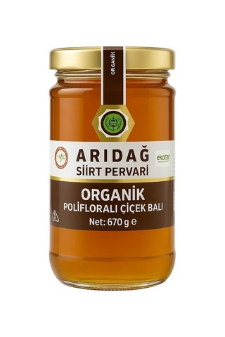 Arıdağ Organik Polifloralı Çiçek Balı 670 G