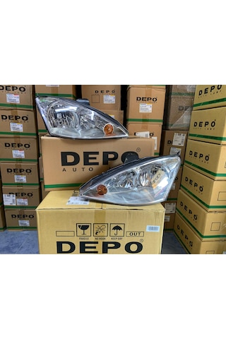 Ford Focus 2002-2005 Arası Depo Sağ Ve Sol Far Takım 2m51-13100-bd / 2m51-13101-bd