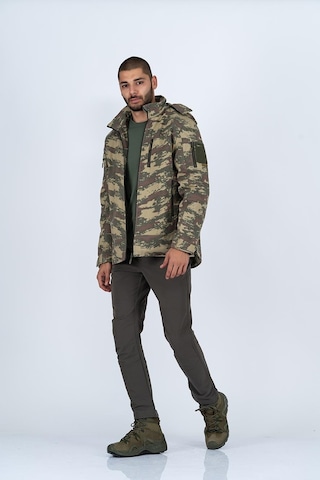 Combat Tactical Mont Tactıcal Softshell Kamuflaj - 305-647-nano Yeşil