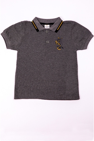 Erkek Çocuk Tshirt Polo Yaka A7 Antrasit