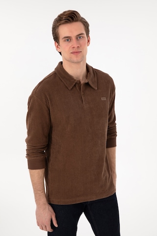 U.s. Polo Assn. Erkek Kahverengi Sweatshirt 50290583-vr029 Kahverengi