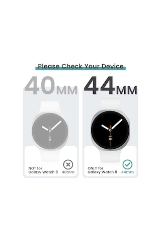 Samsung Galaxy Uyumlu Watch 8 44mm Kolay Uygulama Aparatlı Cam Ekran Koruyucu