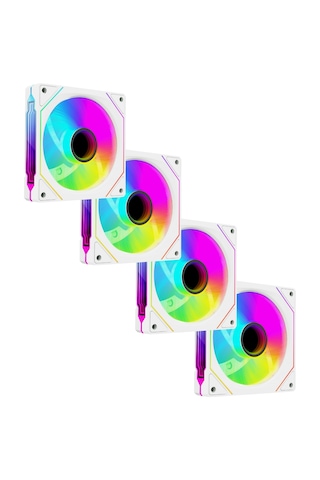 Rampage 7c-120b 120 120 25mm Double Ring Aynalı Argb Beyaz 4 Lü S