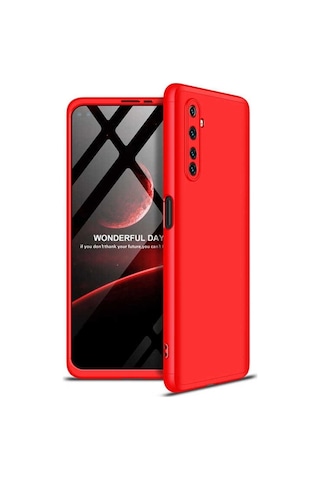 Realme 6 Pro Kılıf Zore Ays Kapak Kırmızı