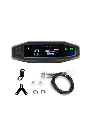 Motosiklet Rpm Ölçer Dijital Kilometre Kilometre Sayacı K20730-2
