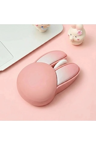 Tavşan Figürlü Kablosuz Mouse Pil Dahil Etiket li 001