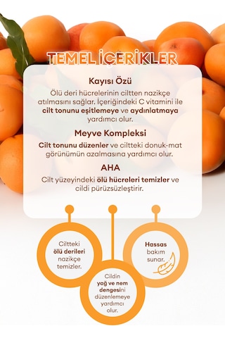 Kayısı Asidi Ve Meyve Özleri İçeren Peeling Jel A'pıeu Apricot Visible Peeling Gel