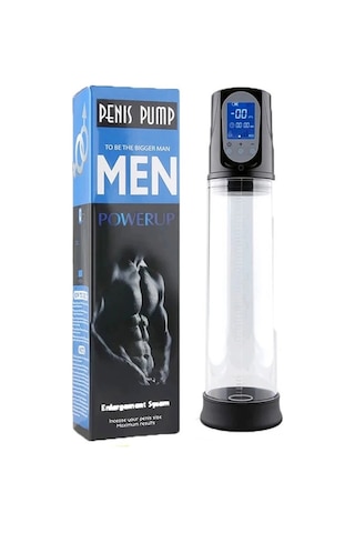 Carmine Güçlü Vakumlu Ekranlı Şarj Edilebilir Otomatik Penis Pompası