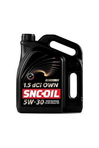 Snc Oil 1.5 Dci Own 5W-30 Motor Yağı 5 L