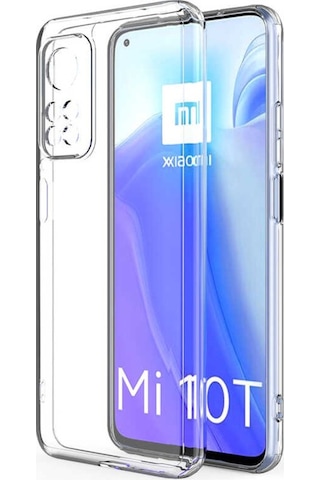 Xiaomi Mi 10T Pro 5G Kılıf Zore Kamera Korumalı Süper Silikon Renksiz (505705587) Renksiz