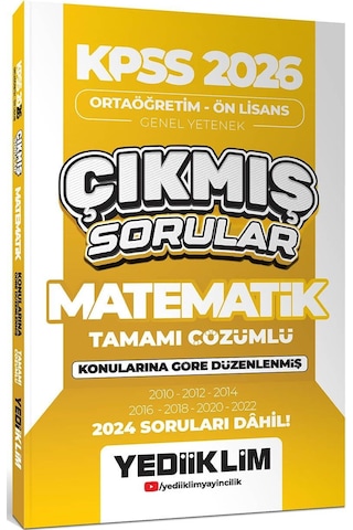 Yediiklim Kpss 2026 Ortaöğretim Önlisans Matematik Konularına Göre Çıkmış Sorular 2024 2024 Soruları Dahil Yediiklim Kpss 2026 Ortaöğretim Önlisans Matematik Konularına Göre Çıkmış Sorular 2024 2024 Soruları Dahil