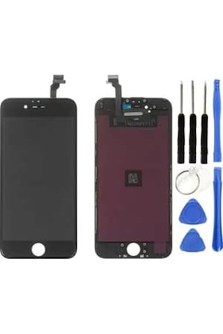 Apple Uyumlu iPhone 6 Lcd Ekran Dokunmatik Siyah Renk Lw