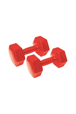 Busso CMT-20 Köşeli Plastik Dambıl Set 2 KG x 2 Adet
