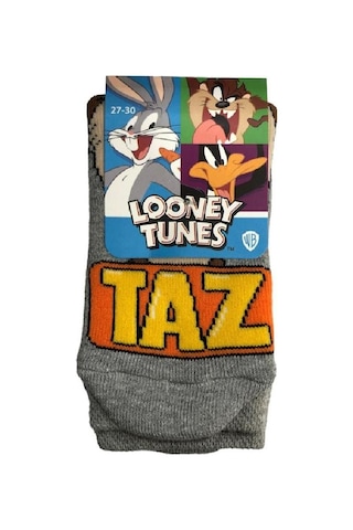 Çimpa Looney Tunes Figürlü Havlu Çorap - Unısex-karışık Çok Renkli