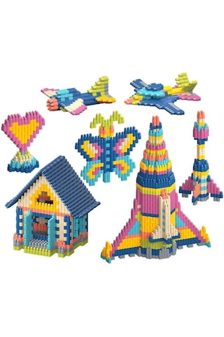 Think Master Constructo Stem Eğitici Oyuncak Yapı Oyuncağı Montessori Zeka Oyunu Yapı Taşları Seti 120 Parça