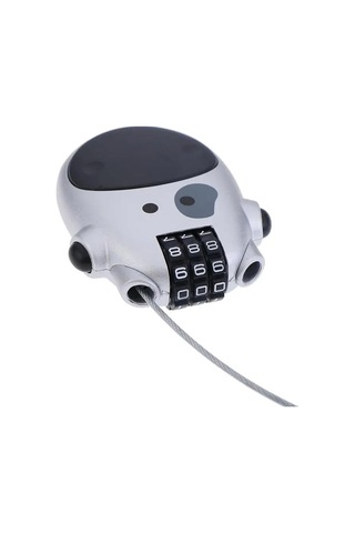 Ayt Sunup 3 Haneli Şifreli Güvenlik Kilidi Kopmaz Çelik Halatlı Bisiklet Scooter Kilit