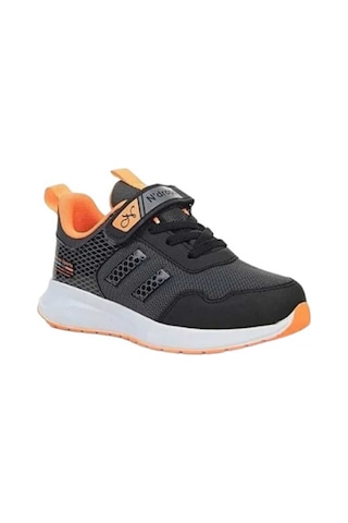 Ndrops Kids Sneaker Esnek Hafif Rahat Terletmez Çocuk Spor Ayakkabı Tam Kalıp Günlük Ayakkabı Siyah Orange Siyah - Turuncu