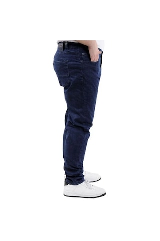 Büyük Beden Erkek Pantolon Kot 21920 Lacivert