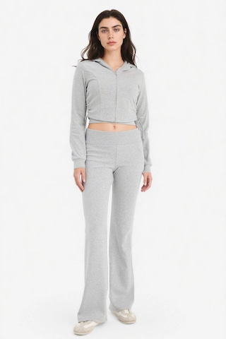 Defacto Coool Flare Fit Ribana Pantolon E0628ax25augr210 Gri