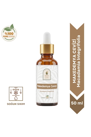 Makedemya Cevizi Yağı 30 Ml %100 Saf Nem Desteği & Saçta Yumuşaklık Sağlamaya Yardımcı Bakım Yağı