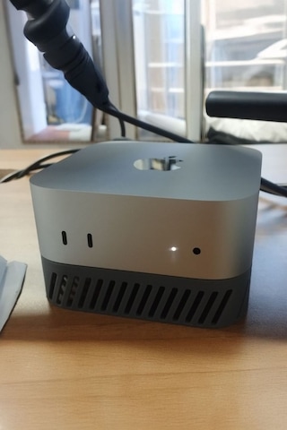 Mac Mini M4 Yükseltici Stand Gri