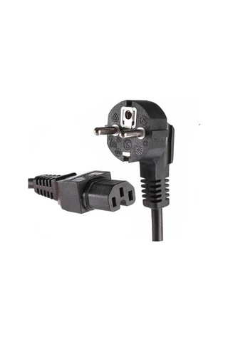 C15 Oluklu Power Güç Kablosu - C15 Oyuklu Power Kablo - 1.8 mt