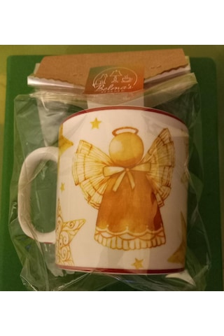 Kupa Porselen Melek Sarı