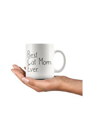 En İyi Kedi Sahibi Kupası, Cat Mom Kahve Bardağı, Kedi Sahiplenme Kupası İngilizce Kupa