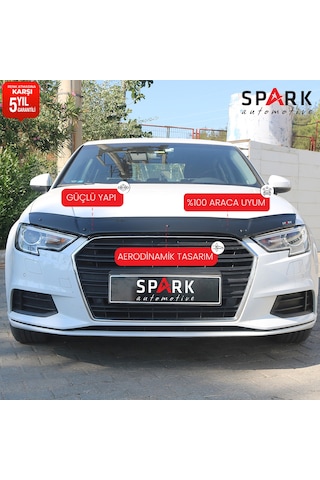 Audi A3 2016-2020 Uyumlu Kaput Rüzgarlığı 3mm