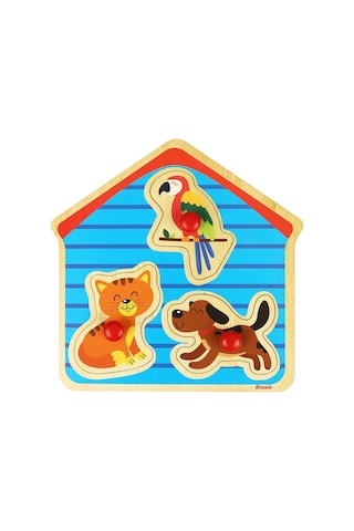 Rossie Ahşap İlk Yapboz - Evcil Hayvanlar