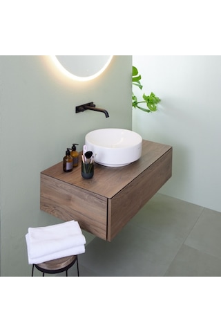 Geberıt Variform Çanak Lavabo Dol.tek Çek.b90 - 501.168.00.1 Ceviz