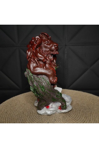 Aslan Kral Heykel Dekoratif Obje Ve Biblo, Masa Dekorasyon