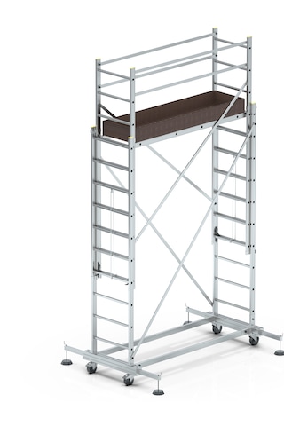 Narvon 2x3 6 Mt Tekerlekli Alüminyum Iskele