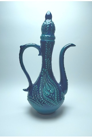 El Dekoru Özel Seri İbrik Turkuaz 30 Cm