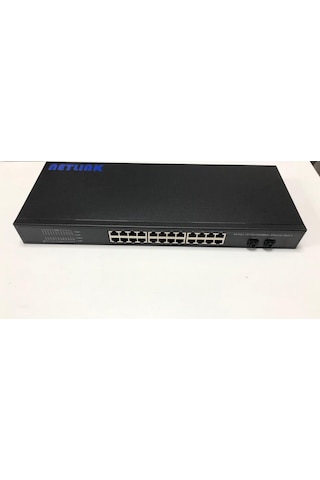 Netlink Ntl24Gsfpsw 24Port Gigabit 2Sfp Port Metal Kasa Switch
