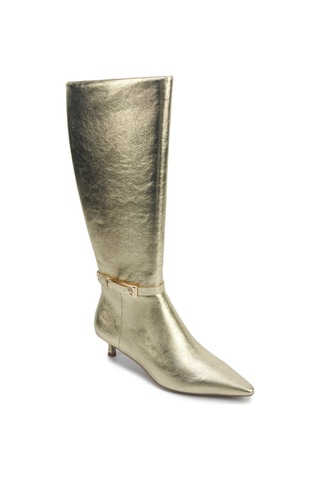 Nine West Shonda 5pr Altın Kadın Topuklu Çizme 000000000102012419 Altın