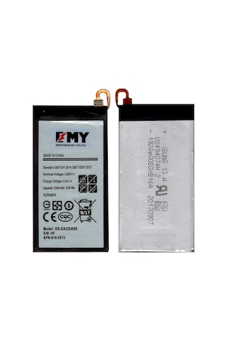 Samsung Galaxy A3 2017 A320 Uyumlu Emy Batarya