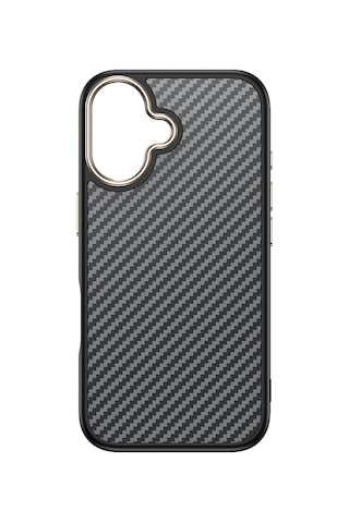 Nourthkiingdom Apple Uyumlu iPhone 16 Plus Kılıf M-safe Şarj Özellikli Karbon Fiber Görünümlü Nrtk Antina Kapak - Siyah-yeşil Siyah-yeşil