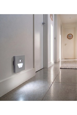 1 Adet Cata Ct 5170 Füme Kasa 1w Sensörlü Koridor Aydınlatması 6400k Beyaz Işık Diğer