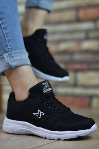 X-step 020-m Siyah Unisex Günlük Yürüyüş Koşu Sneaker Spor Ayakkabı Siyah