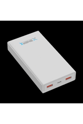 Enerx Enr-p20c Powerbank 20.000 Mah 2xusb+type-c 2.1a Beyaz Siyah