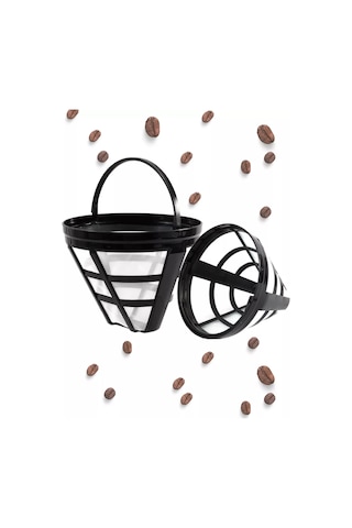 Royal Hıghness Yeniden Kullanılabilir Davlumbaz Filtresi 4 Damla Kahve Makinesi İçin Coffee Strainer 159869225 Diğer