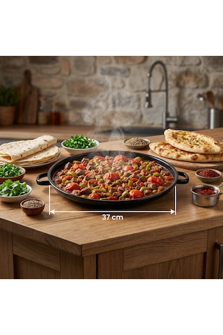 Kavurma Sacı 37 Cm Siyah