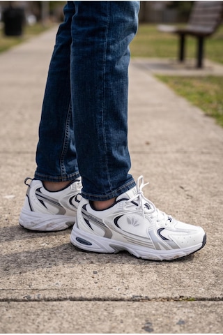 Tuğba Ortopedi 397 Genç Suya Dayanıklı Rahat Sneaker Beyaz/lacivert