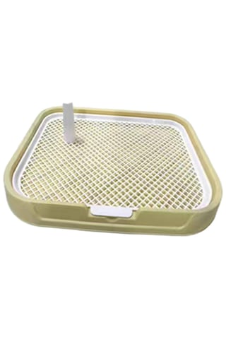 Homyl Köpek Tuvaleti Kapalı Üstü Açık Giriş Kumu Sarı