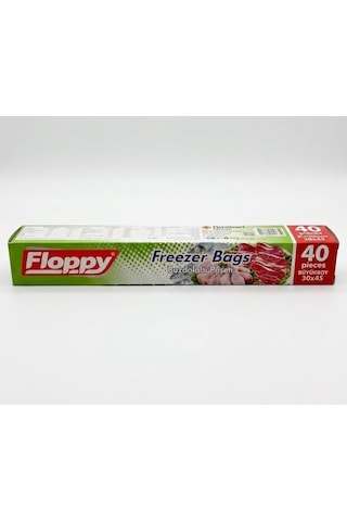 Şeylişeyler - Floppy Büyük Boy Buzdolabı Poşeti 40x50 Cm Kilitsiz - 10 Paket 400 Adet