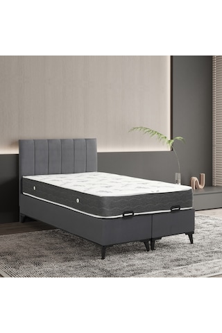 120x200 Baza Comfort Yatak Haki Başlık 3'lü Set Konuma Özel Teslimat